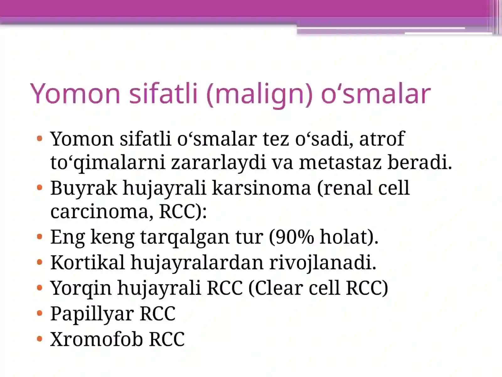 Buyrak oʻsmalari 4