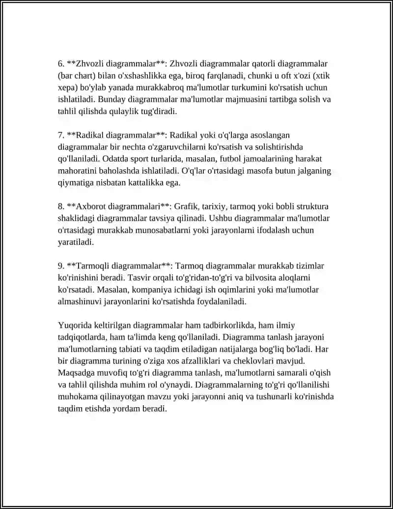 TASVIRIY STATISTIK KO’RSATKICHLAR 4