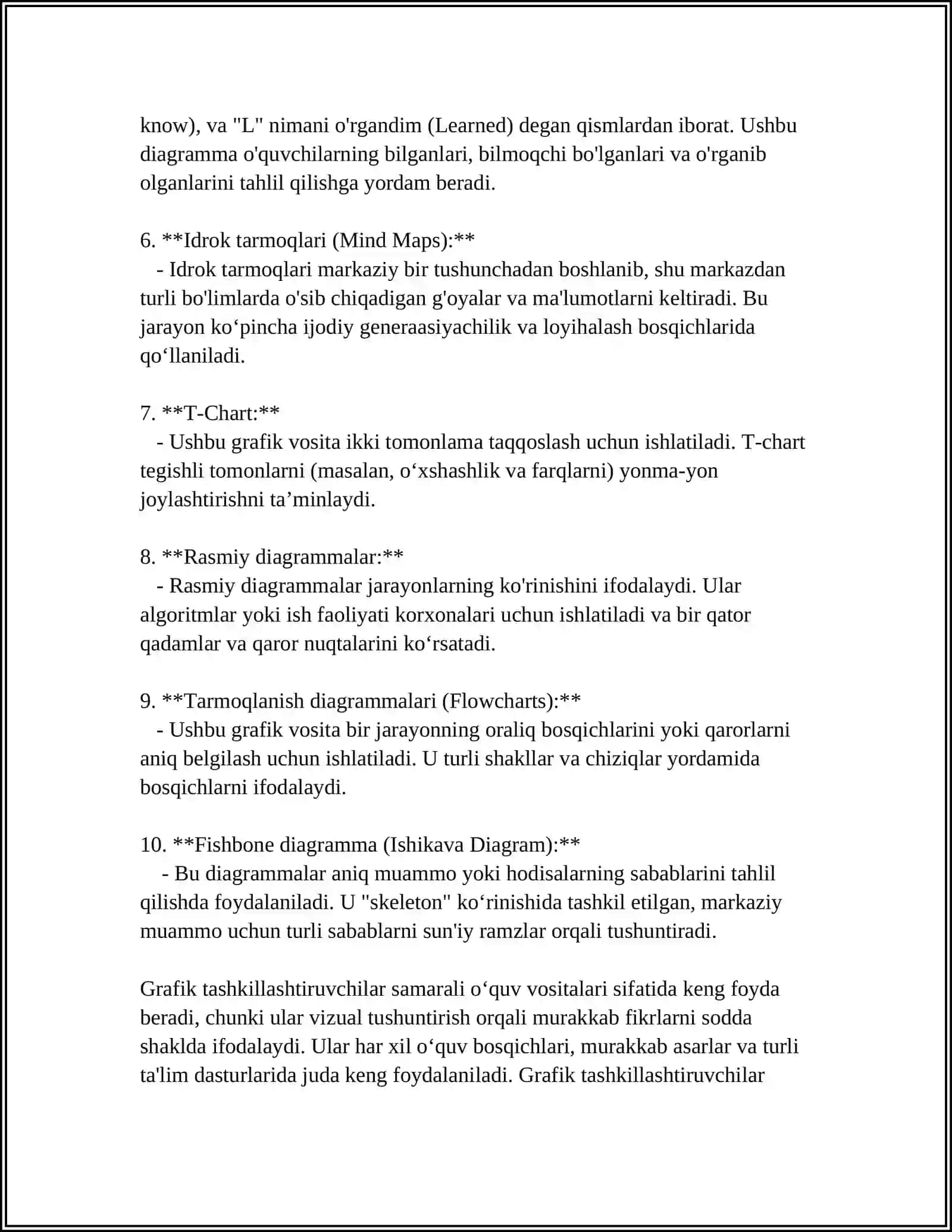 Grafik tashkillashtiruvchilar 4