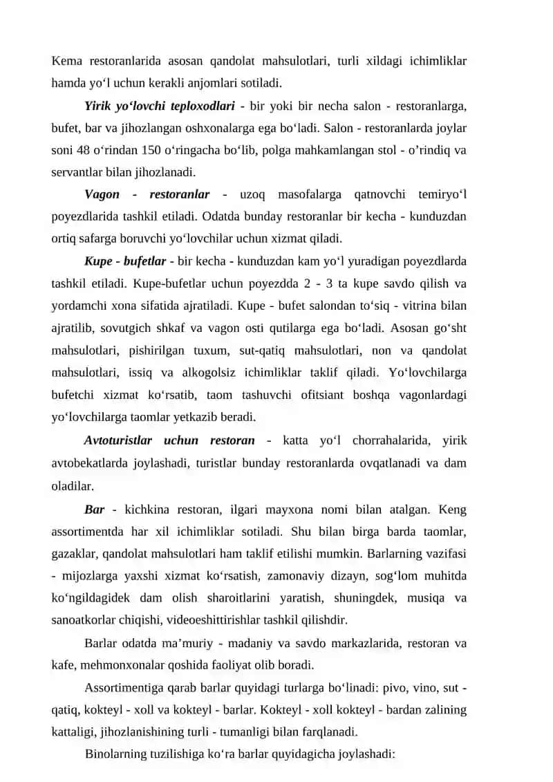 Ovqatlantirish Korxonalar 4