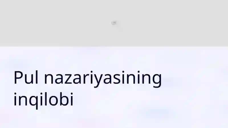 Monetarizm nazariyasi 4