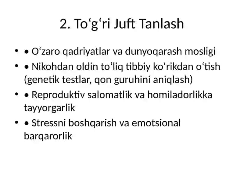 Sog‘lom Oila Shakllantirish Bo‘yicha Maslahatlar 4