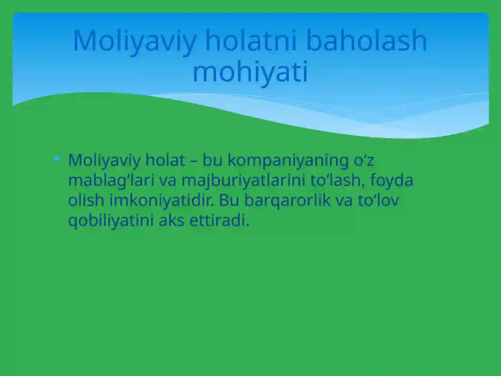 Moliyaviy holat tahlil 4
