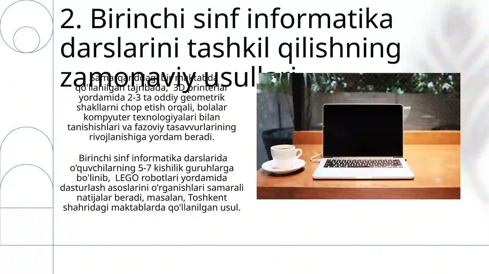 1-sinflarda informatika darslarni tashkil qilish usullari 4