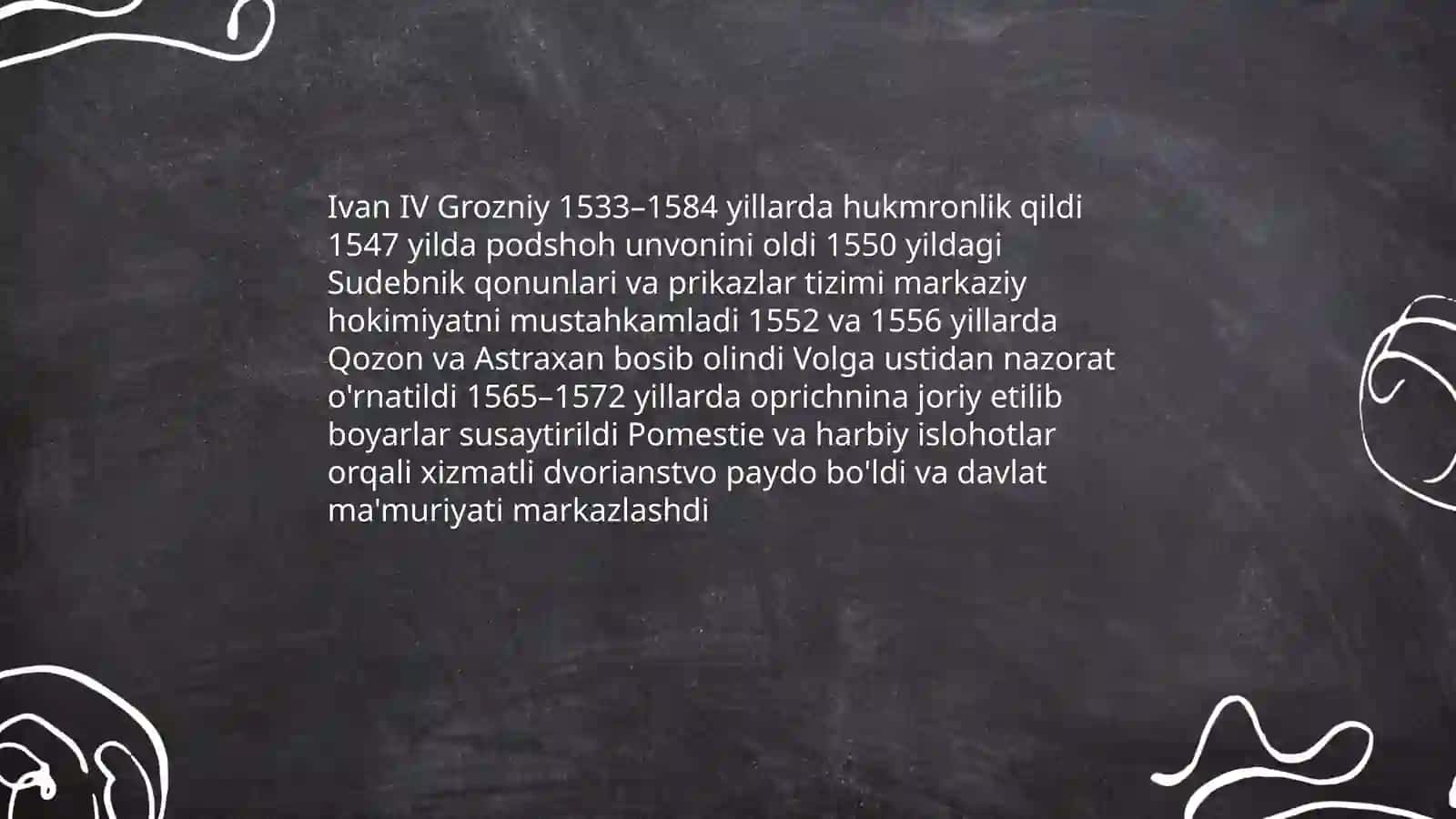 XV va XVII asrlada Rossiya podsholigi 4