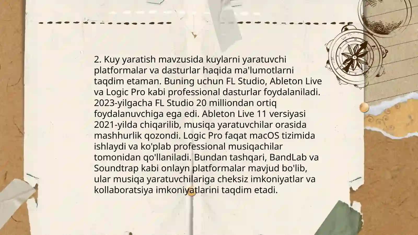 Musiqiy faoliyat turlari 4