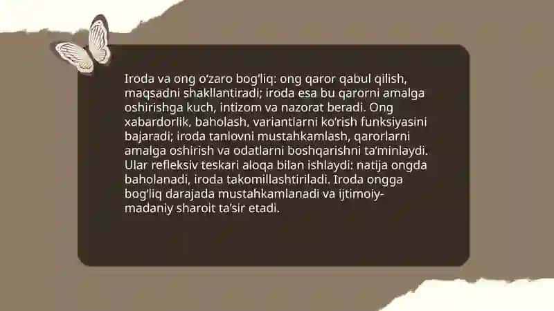 Shaxs va uning irodaviy sohasi 4