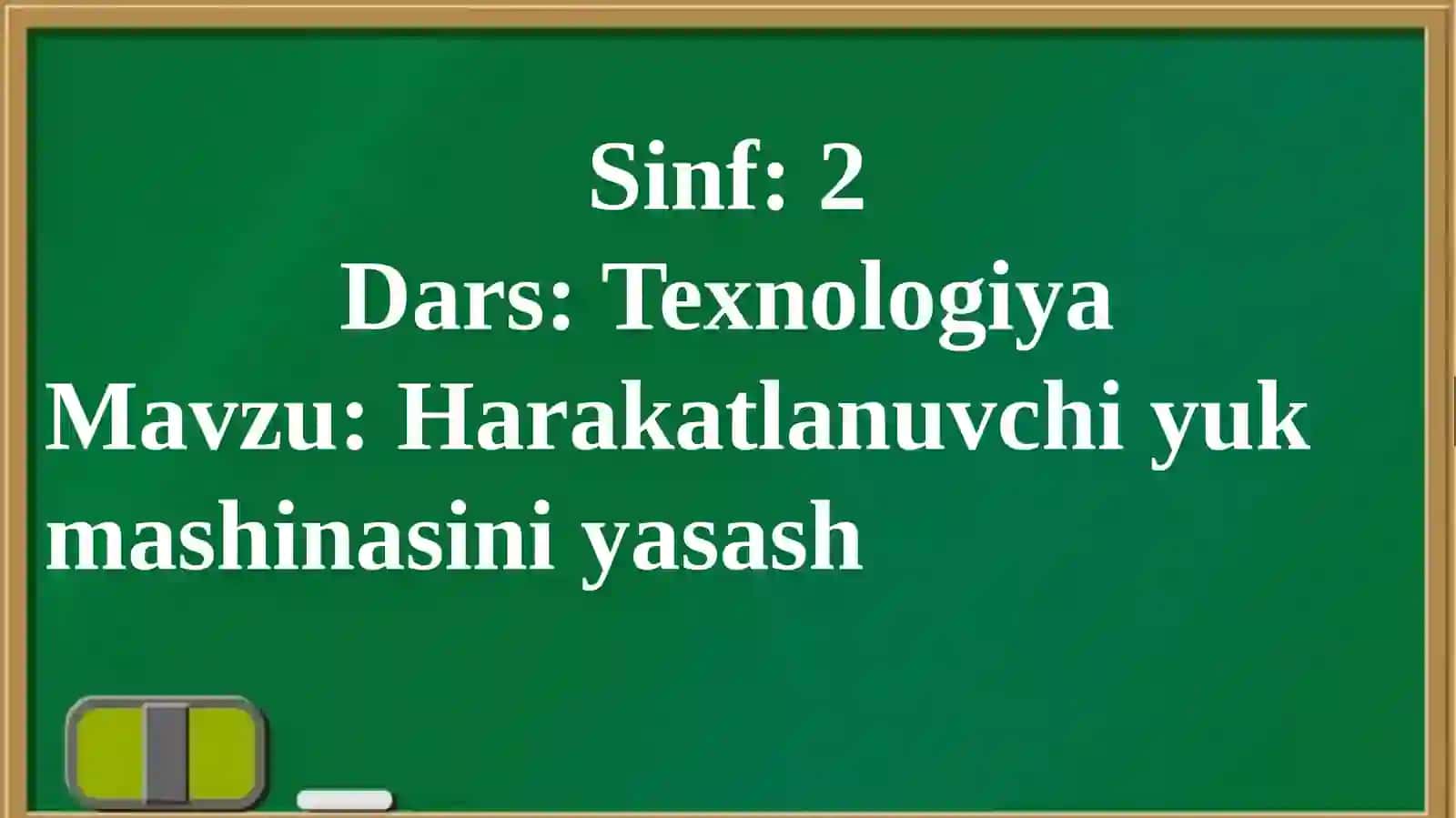 Harakatlanuvchi yuk mashinasi 4