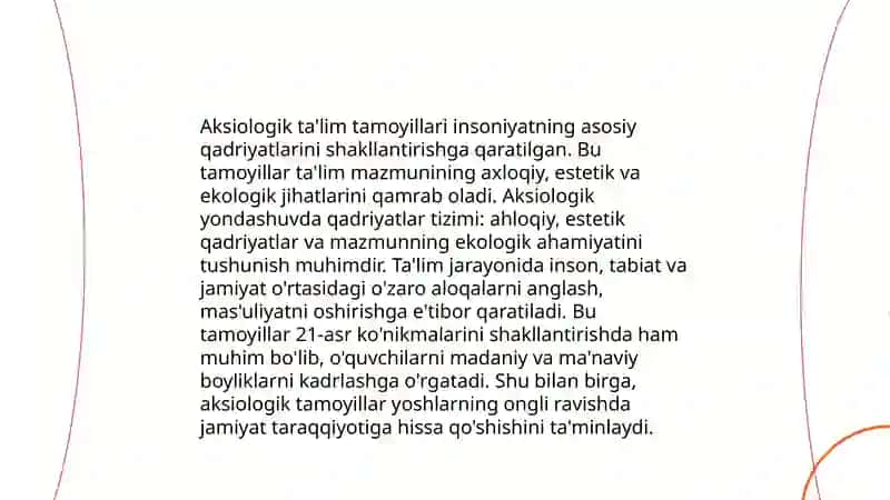 Jahon ta'lim sohasini aksiologizatsiyalash 4