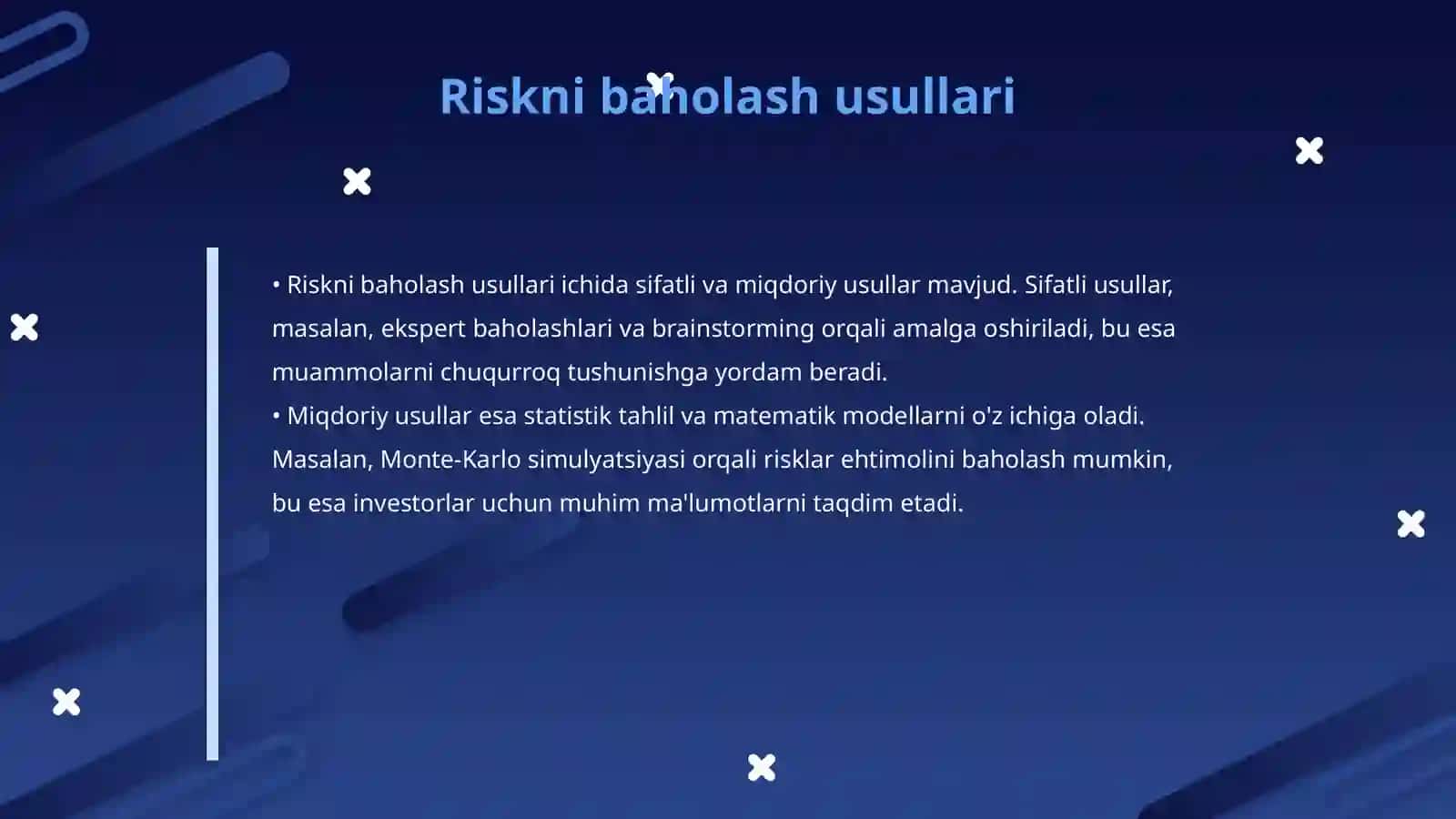 Riskni tahlil qilish 4