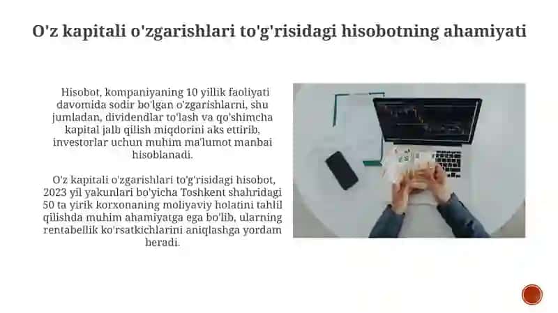 Moliyaviy hisobotlarning maqsadi va vazifalari 4