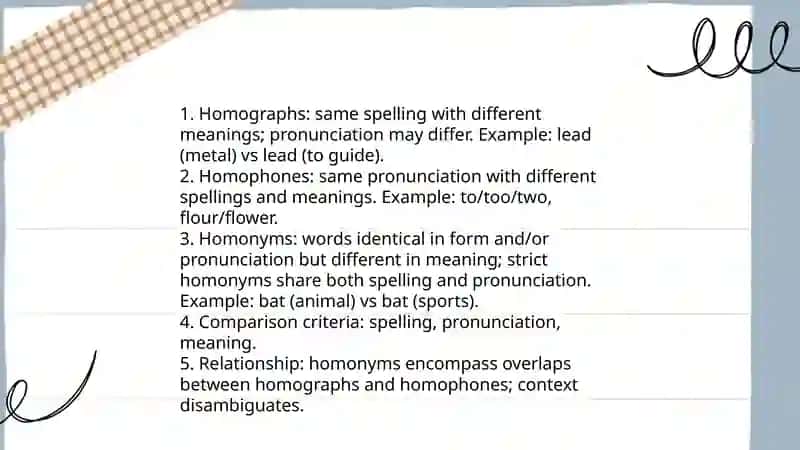 HOMONYM AND HUPONYMY 4
