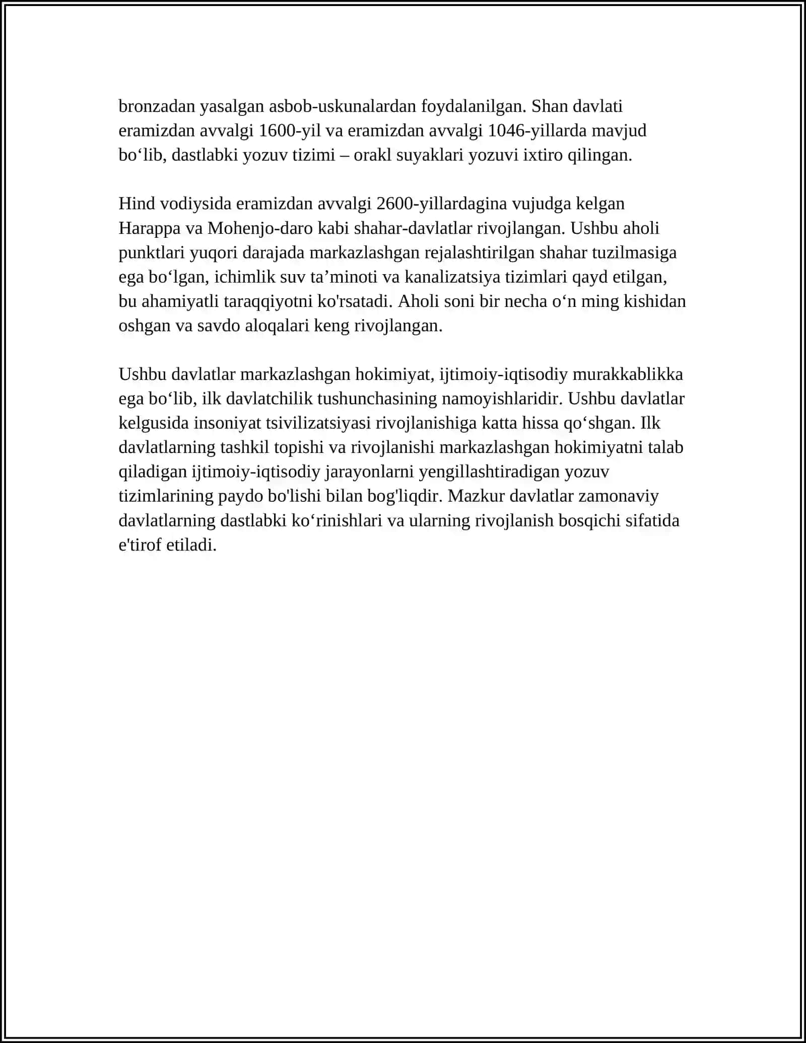 ILK DAVLATCHILIKNING TASHKIL TOPISHI 4