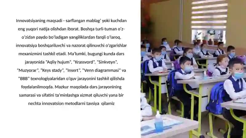 Dars jarayonini tashkilotish metodikasi 4