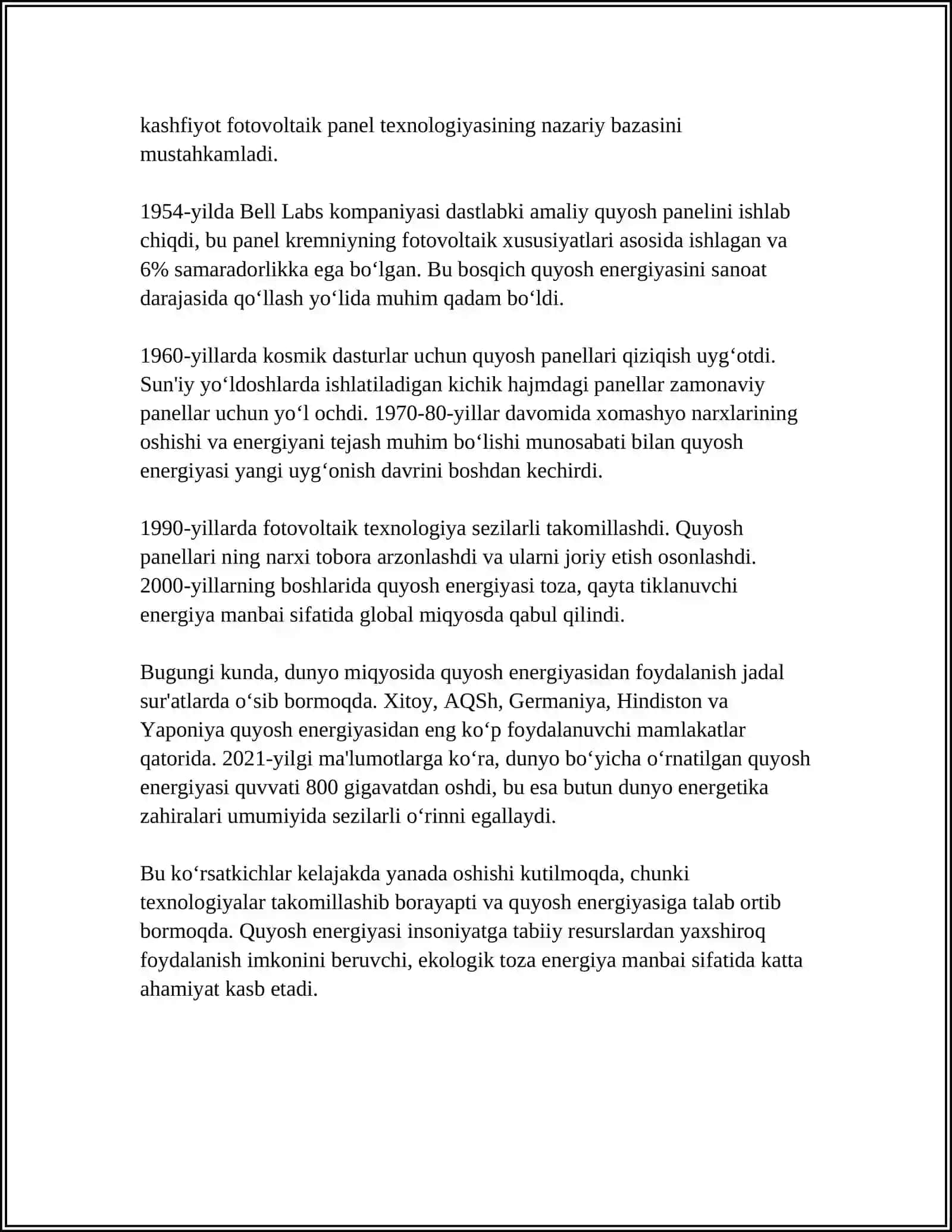 MUQOBIL ENERGIYA MANBALARI TARIXI 4
