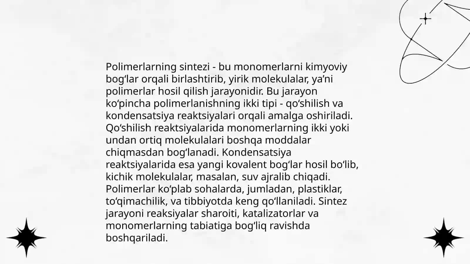 Polimerlarni kimyoviy reaksiyalari 4