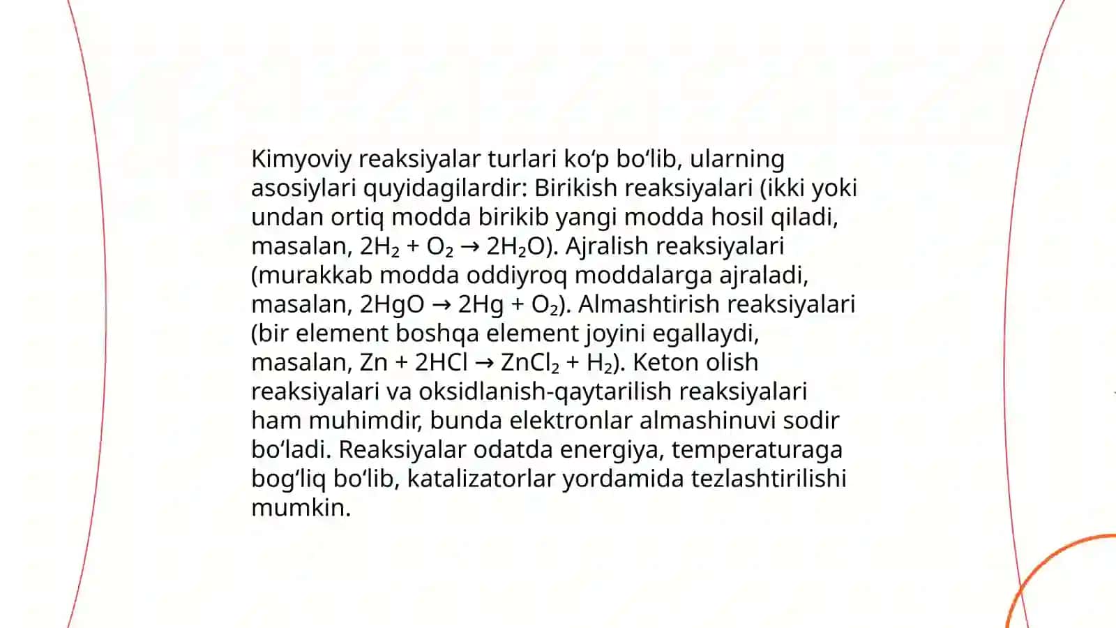 Kimyo talimining dasturi va darsliklari 4