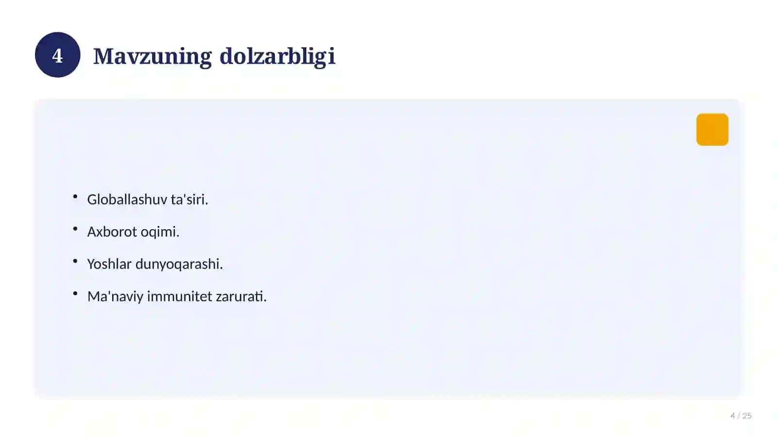 dinshunoslik yakuniy javoblar 4