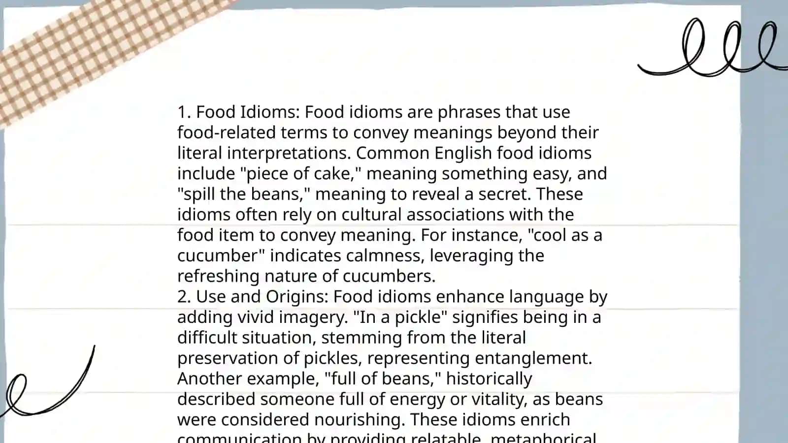 Animal Idioms 4