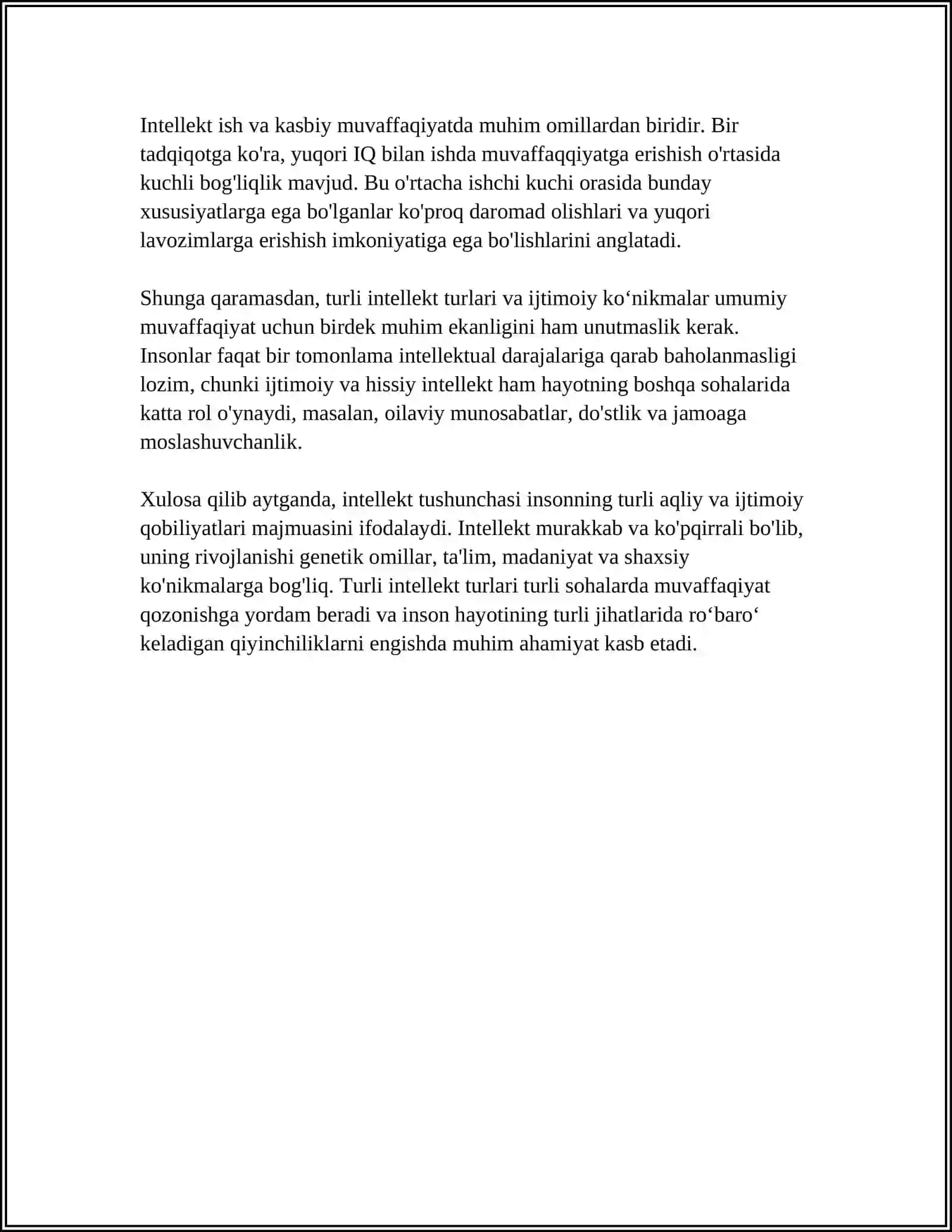INTELLEKT VA KREATIVLIK NAZARIYALARI 4