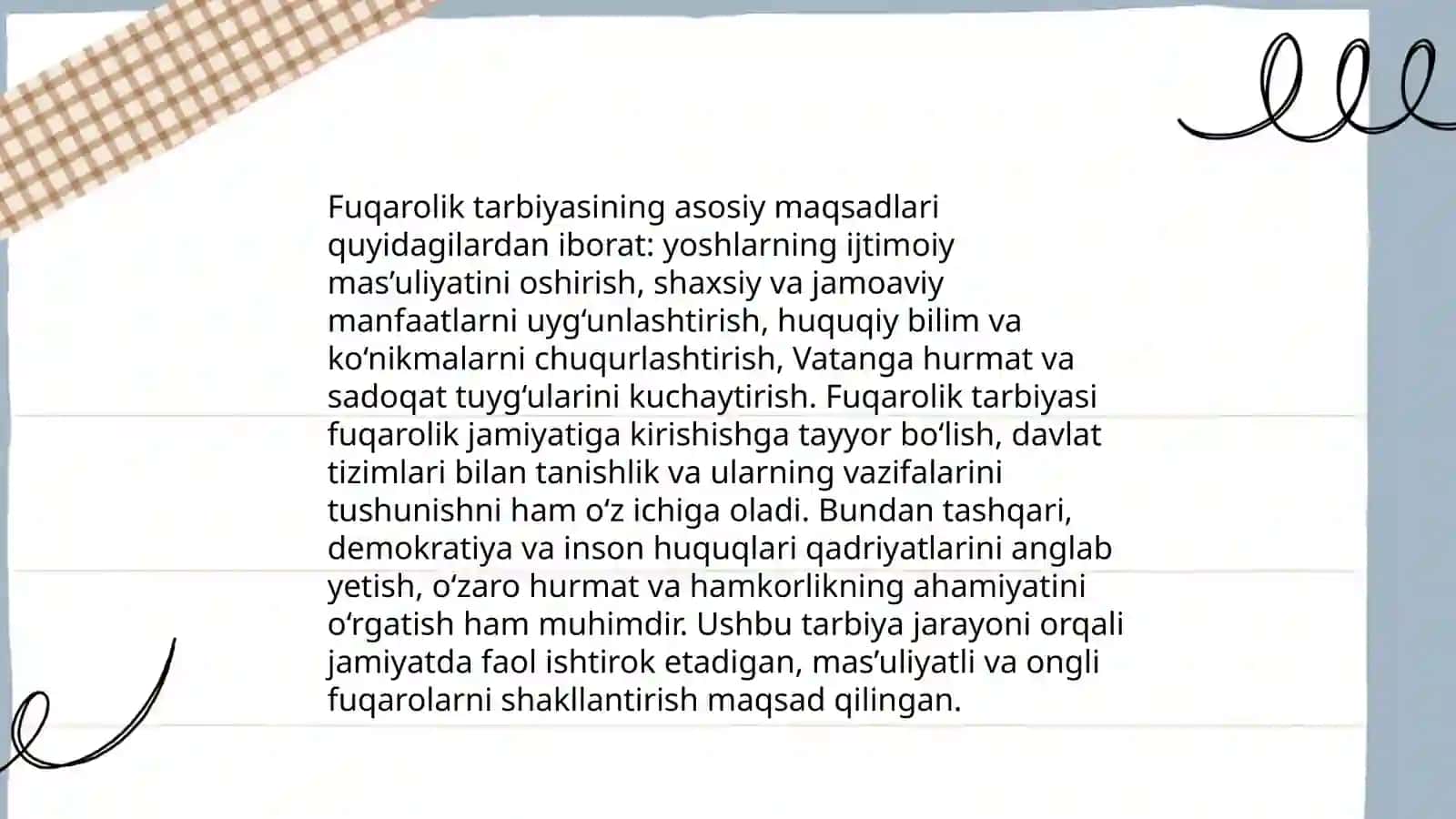 Fuqarolik tarbiyasi va uning mohiyati 4