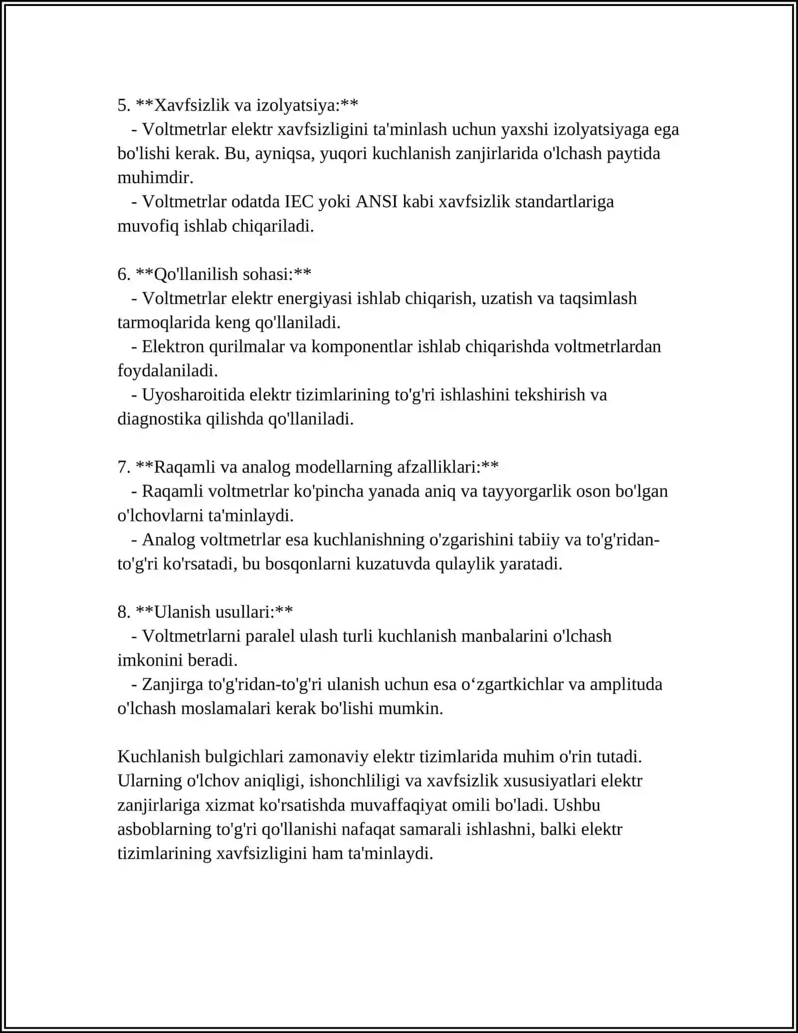 KUCHLANISH BULGICHLARI 4