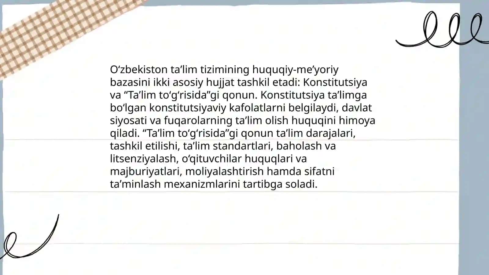 O‘zbekistonda taʼlim tizimini modernizatsiyalash jarayonlari 4