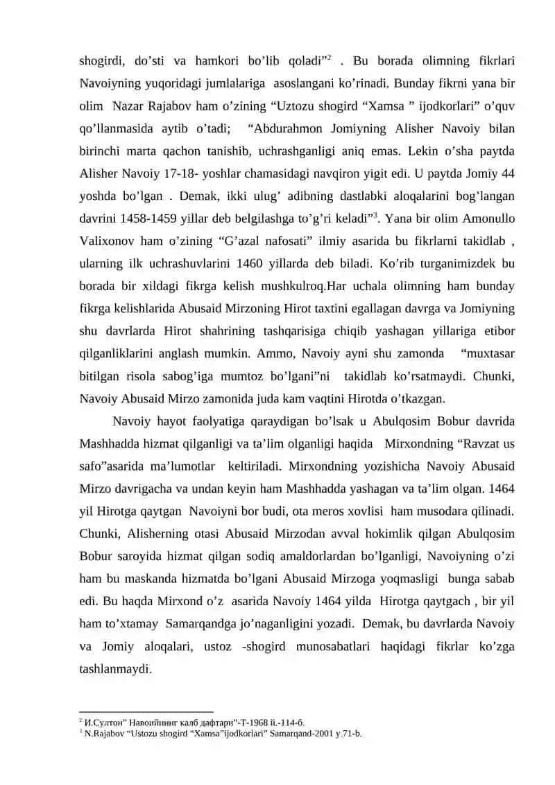 Abdurahmon Jomiy Navoiy nigohida 4