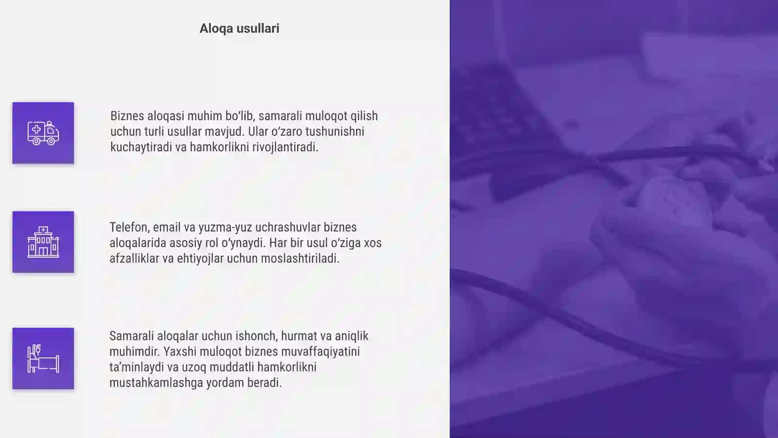 Biznes aloqa 4