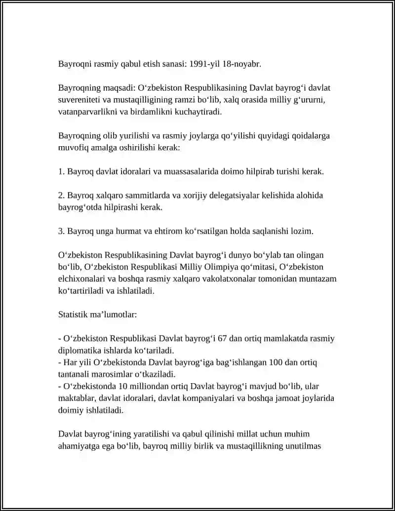 OʼZBEKISTON RESPUBLIKASI DAVLAT RAMZLARI 4