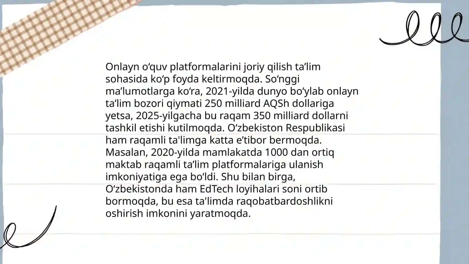 Video darslar va multimedialardan foydalanish 4