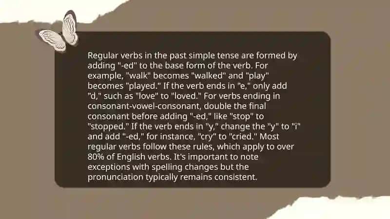 Past Simple 4