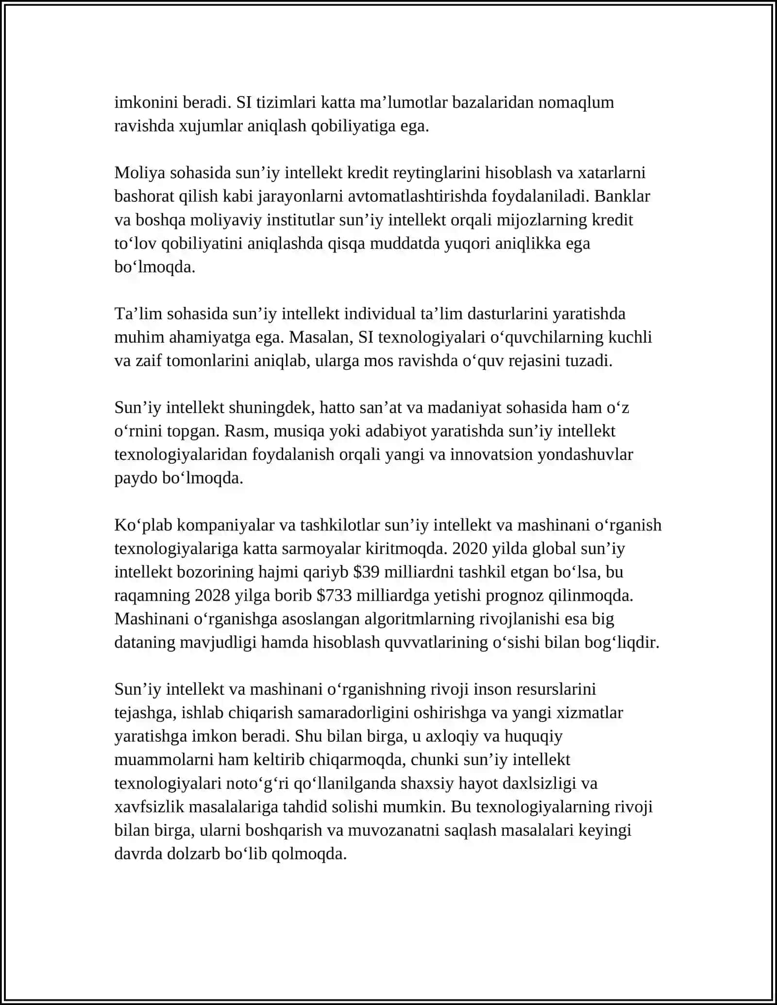 ZAMONAVIY TENDENTSIYALAR VA TEXNOLOGIYALAR 4