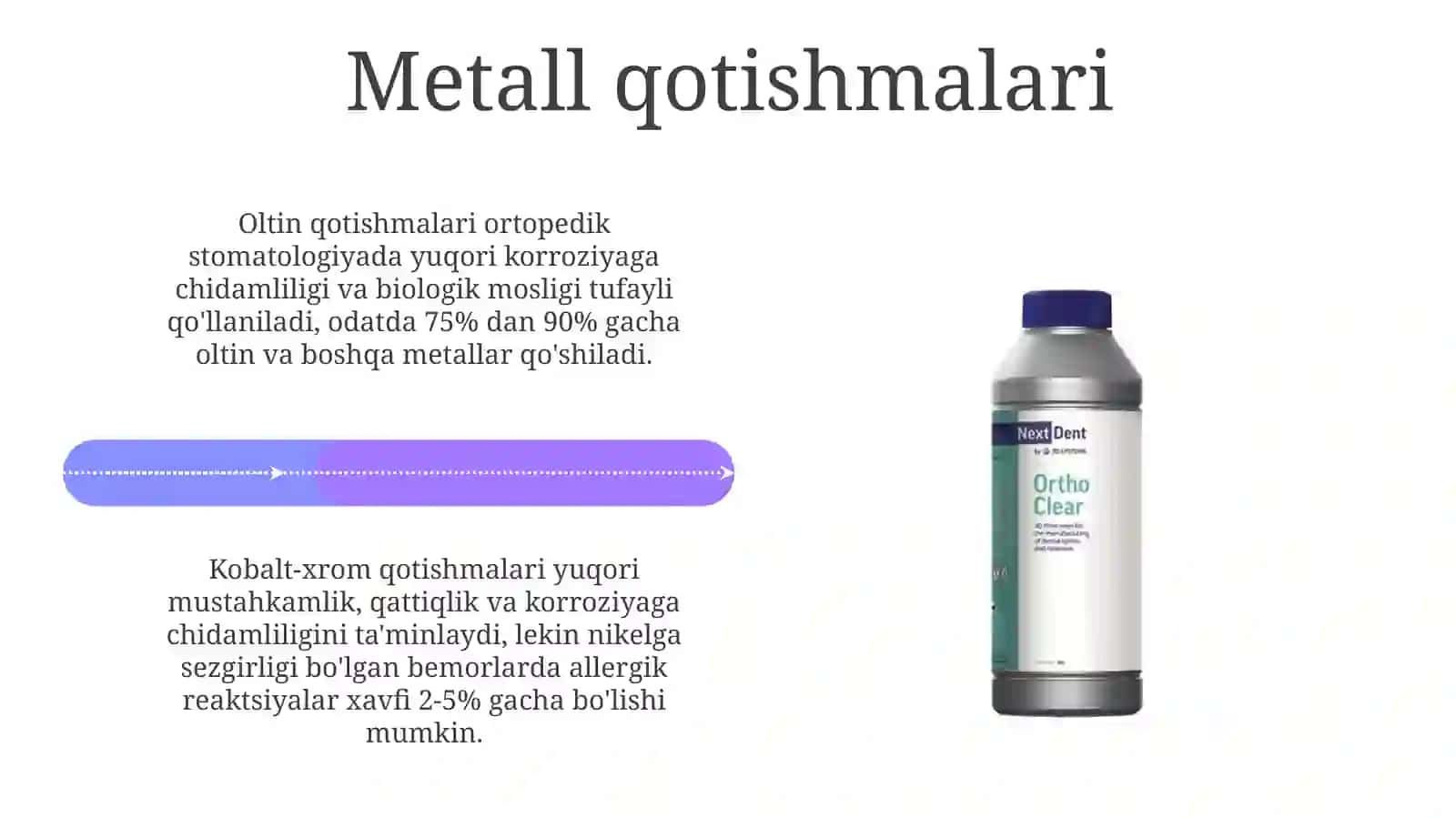 Oropedik stomatologiyada ishlatiladigan materiallar 4