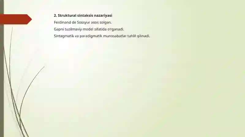 Gap qurilishi haqidagi sintaktik nazariyalar 4