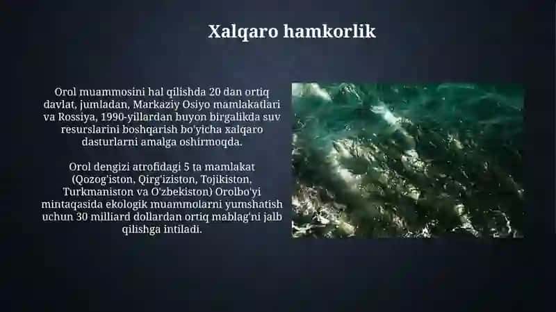 Orol muammosi 4