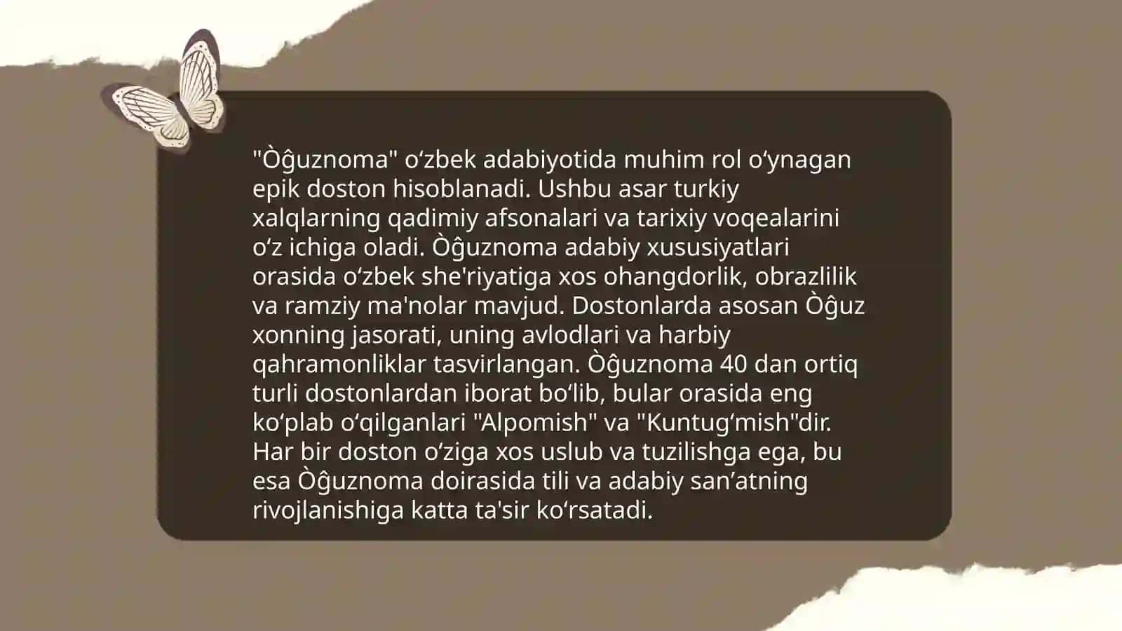 Òĝuznoma nusxalari 4