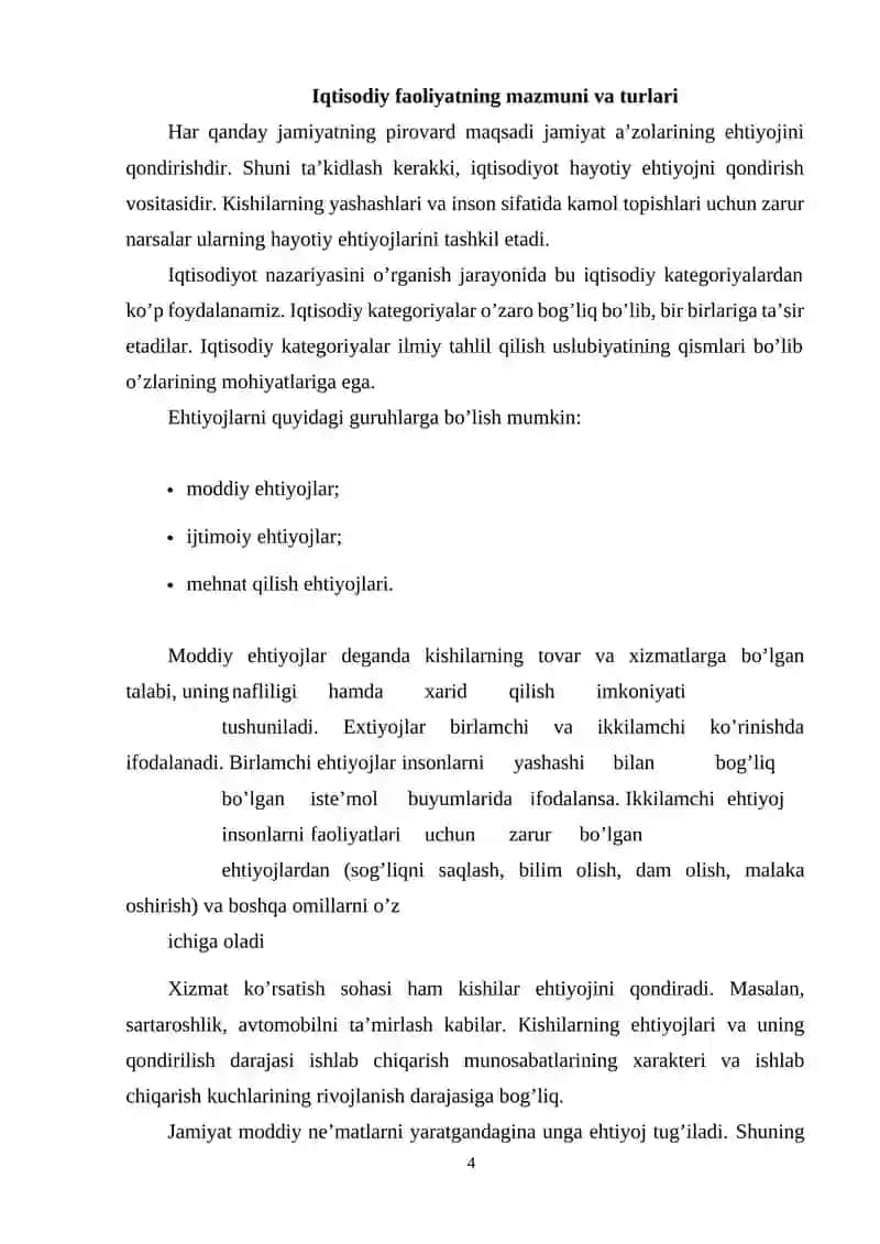 Ehtiyojlarning yuksalib borish qonuni 4