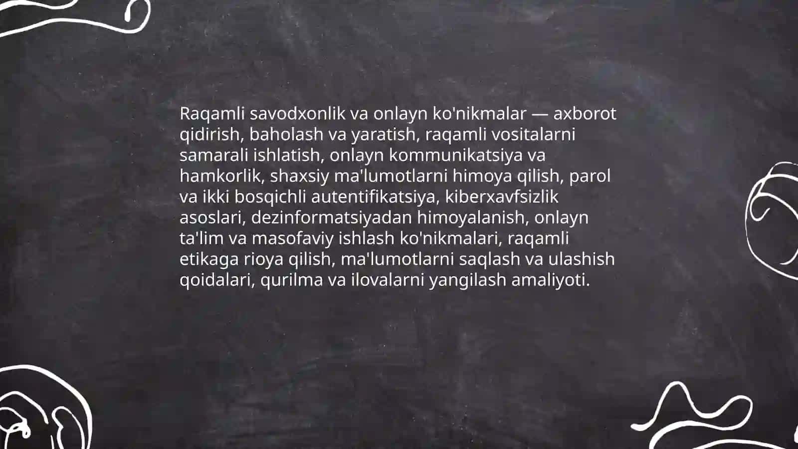 Media maydon va internet imkoniyatlari 4