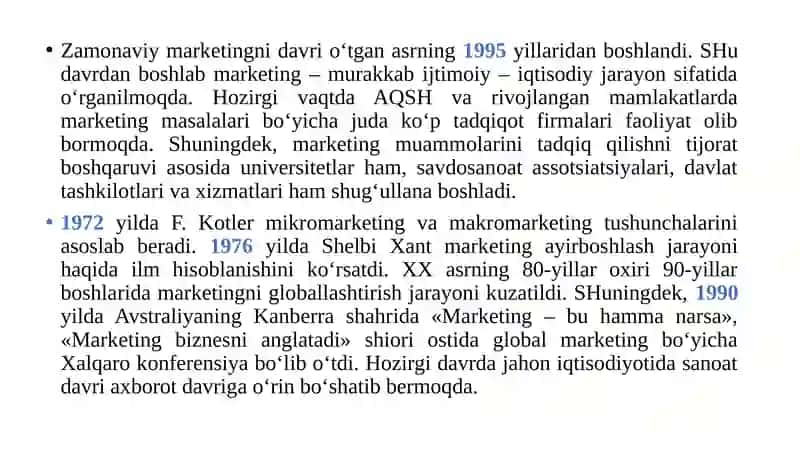 Turizm Tadbirkorlik Faoliyatida Marketing 4