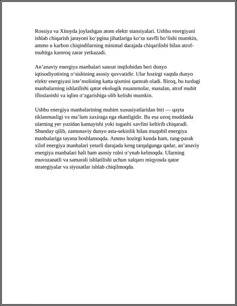 ANANAVIY ENERGIYA ZAHIRALARI 4