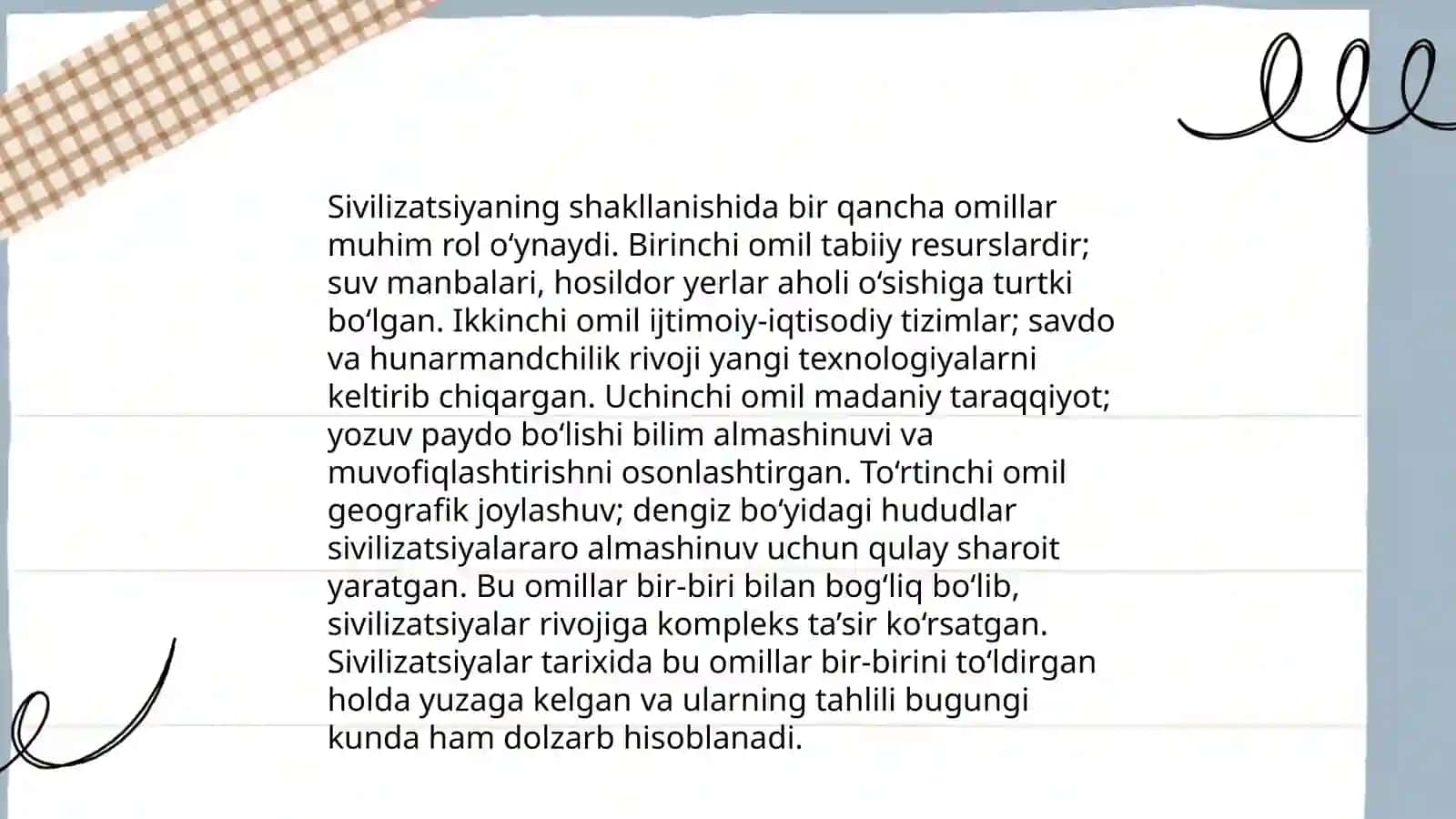 "Svilizatsiya"va "Madaniyat"tushunchalari 4