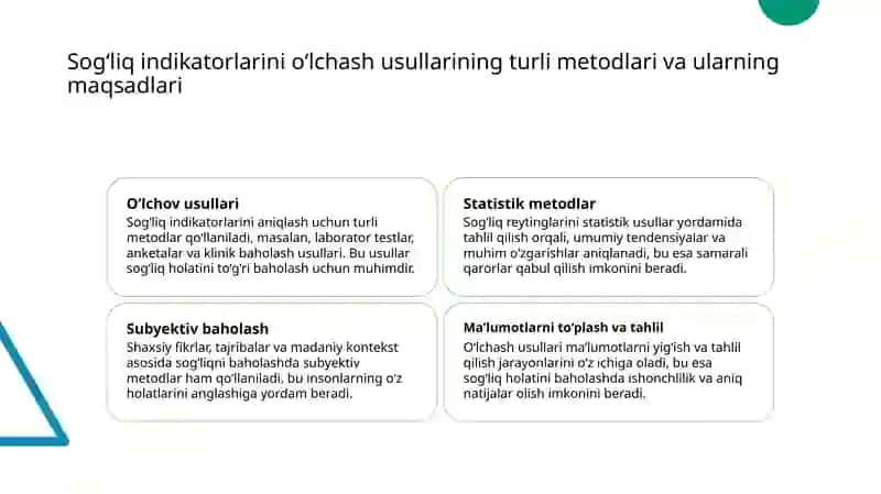 Salomatlik darajasn baxolash mezonlari 4