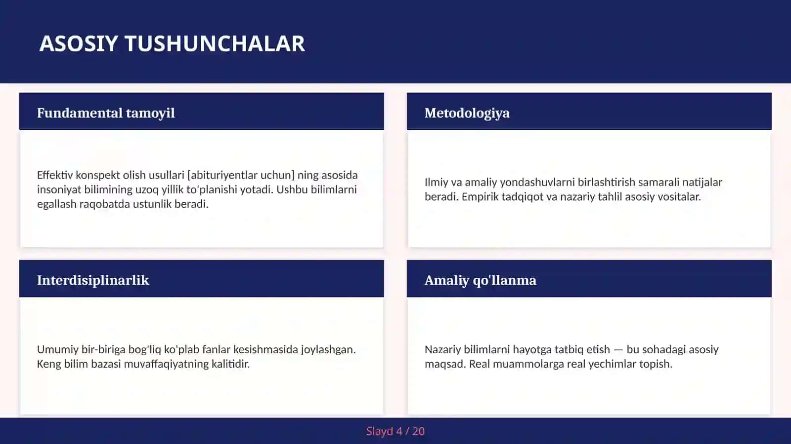 Effektiv konspekt olish usullari [abituriyentlar uchun] 4