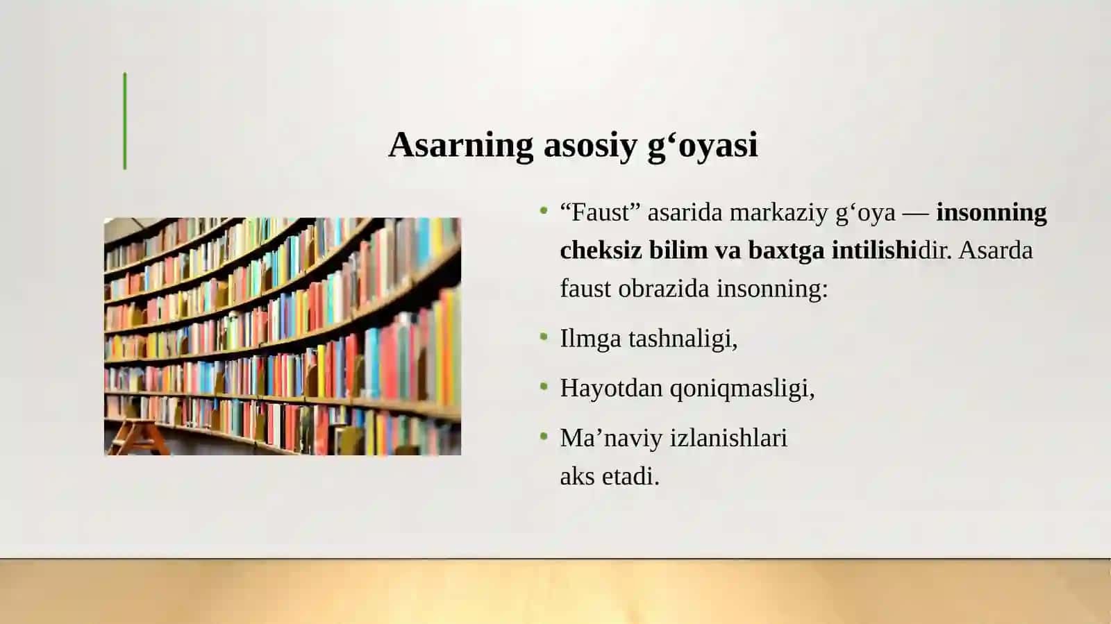 Johann Wolfgang von Goethe ning "Faust" asari. 4