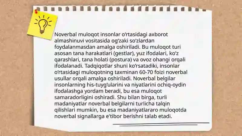 muloqotning komponentlar munosabatiga ko’ra turlari 4
