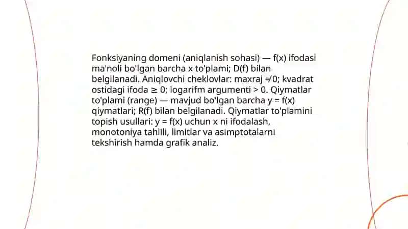 Ikkilangan funksiyalar 4