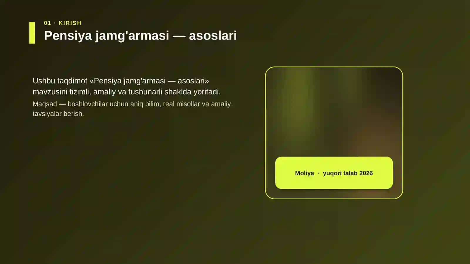 Pensiya jamg'armasi — asoslari 4
