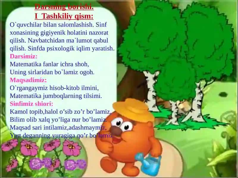 OCHIQ DARS ISHLANMASI 4