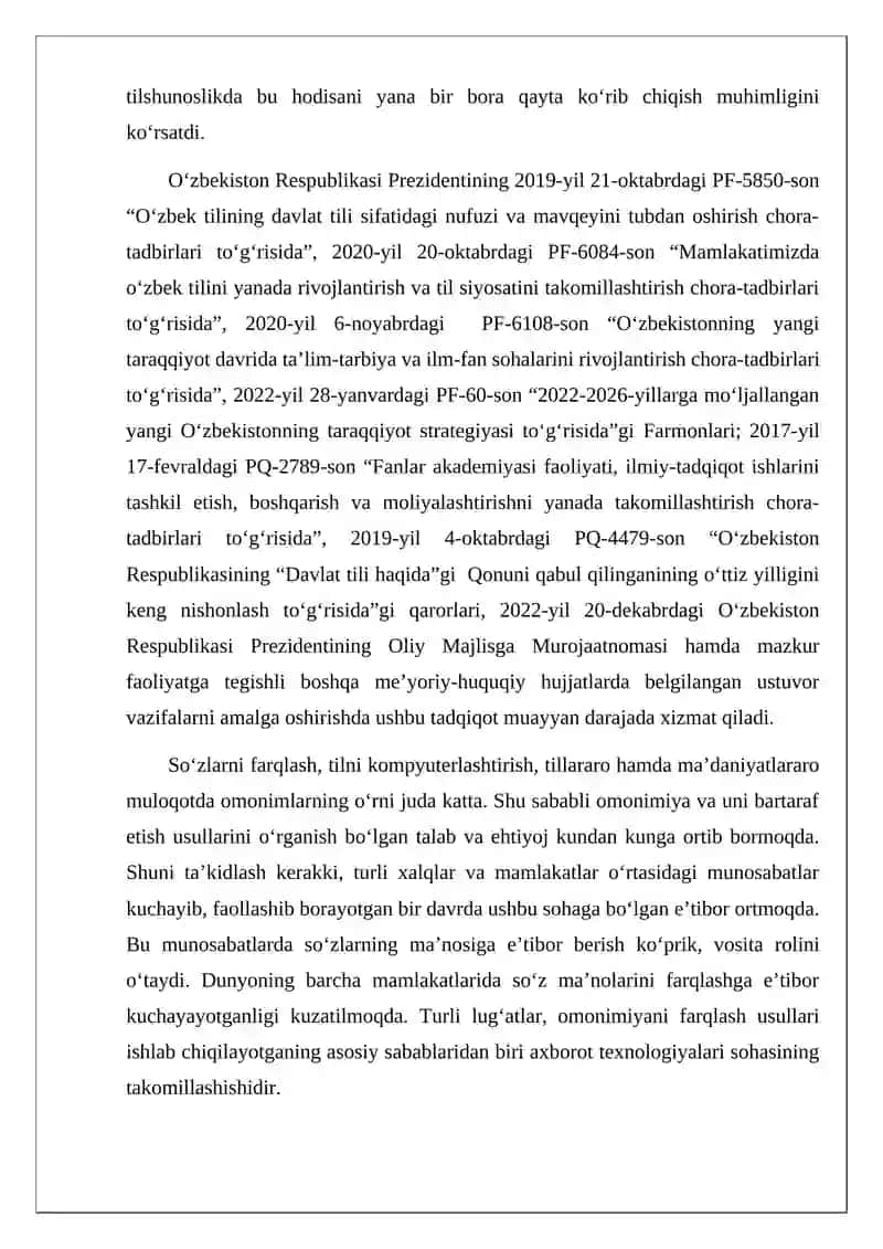Nutqda omonimiya hodisasini bartaraf qiluvchi omillar 4